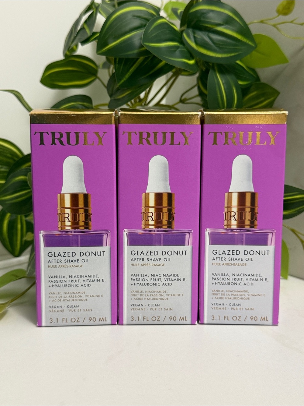 TRULY Glazed Donut After Shave Oil — (x3)